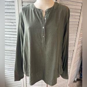 B.L.E.U. Green Long Sleeve Tunic